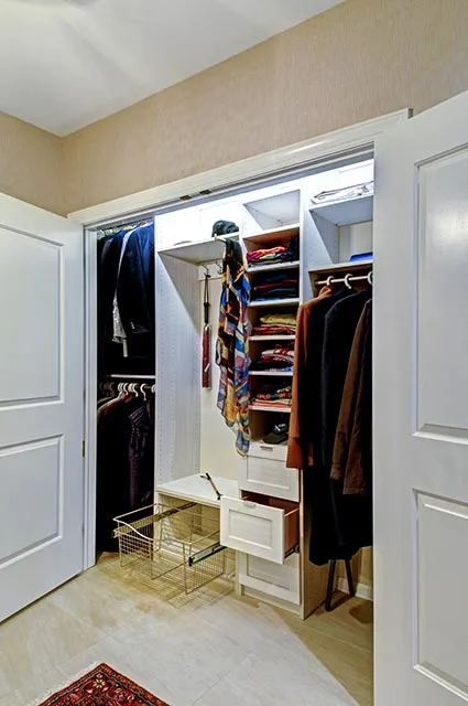 How to Organize a Small Reach-in Closet for Multi-Purpose Storage