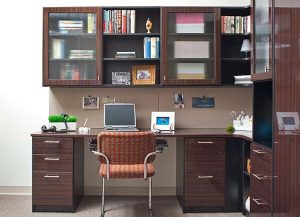 home office neatly organized and digitized