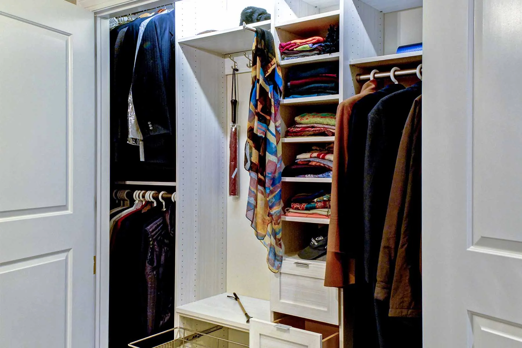 Small Reach-in Closet Organization Ideas