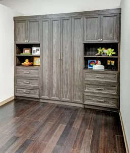 Wall Unit with Murphy bed inside